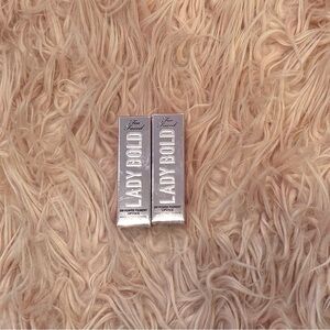 Too Faced Lady Bold Lipstick 2 for $40